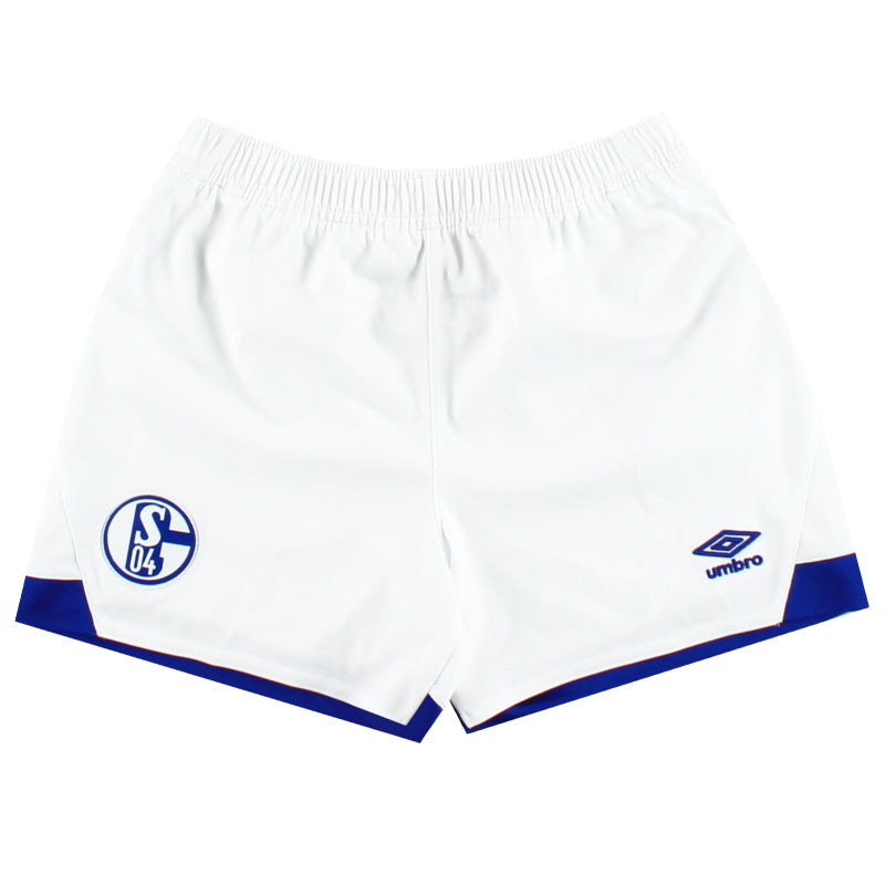 2018-19 Schalke Umbro Pantalones Cortos Local *Como Nuevos* 4-5 Años