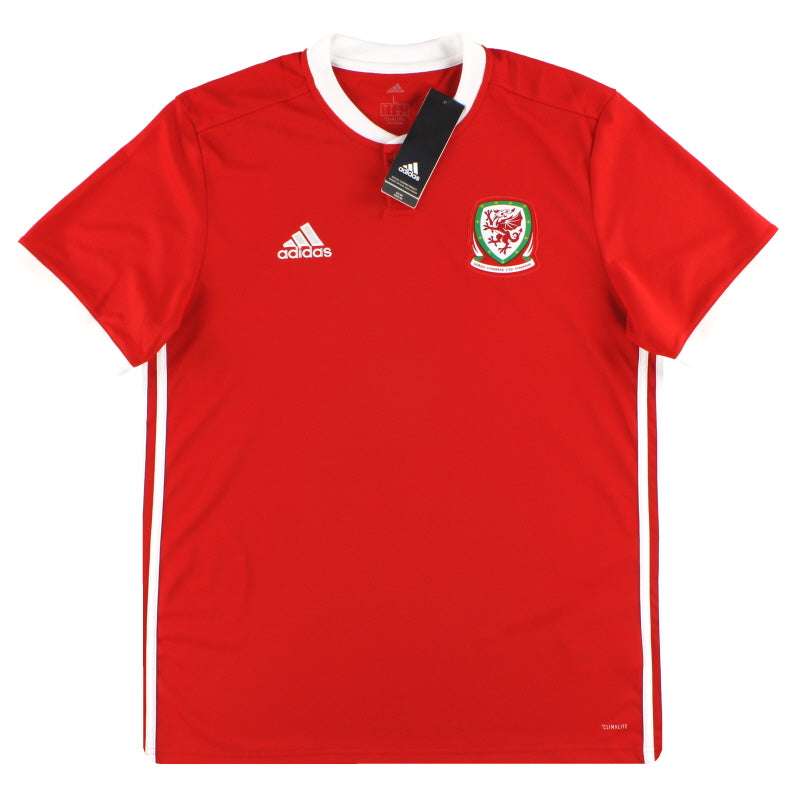 Camiseta Adidas Gales Local 2018-19 *Nueva con Etiquetas* XS