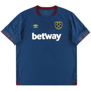 2018-19 West Ham Umbro Away Shirt S - Classic Football Kit