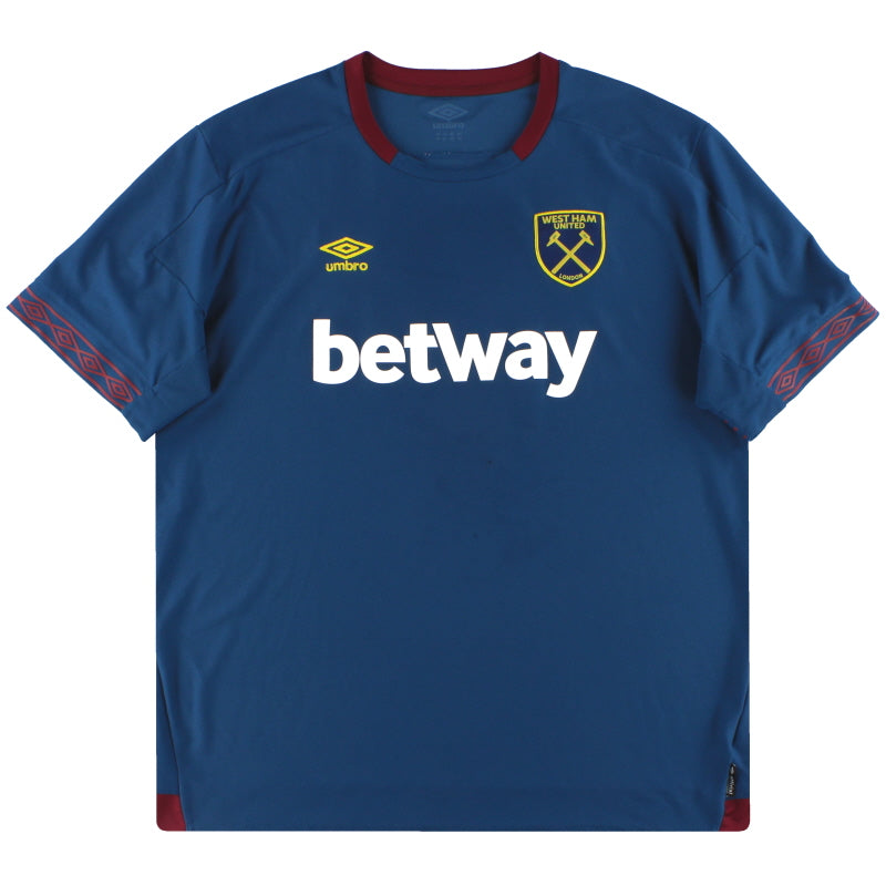 Camiseta de visitante Umbro West Ham 2018-19 Talla S