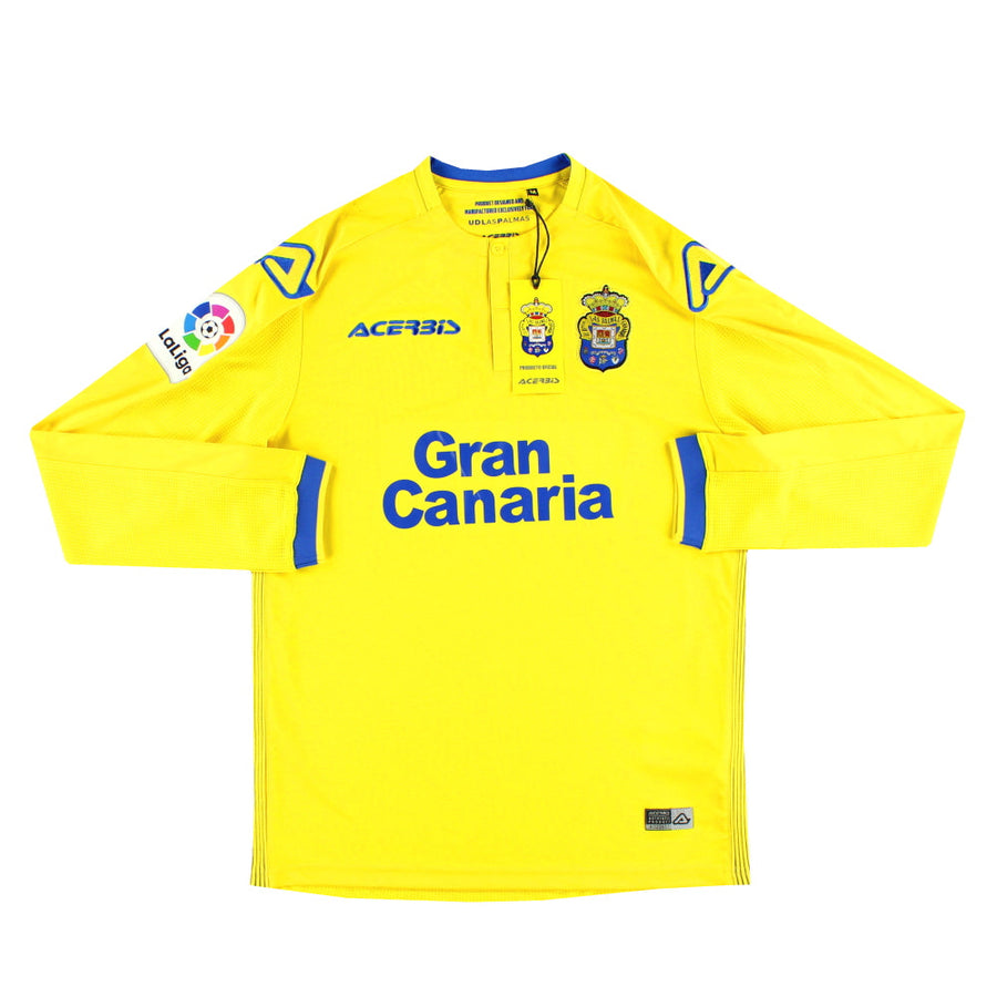 2018-19 Camiseta de local Las Palmas Acerbis manga larga *Nueva en caja*