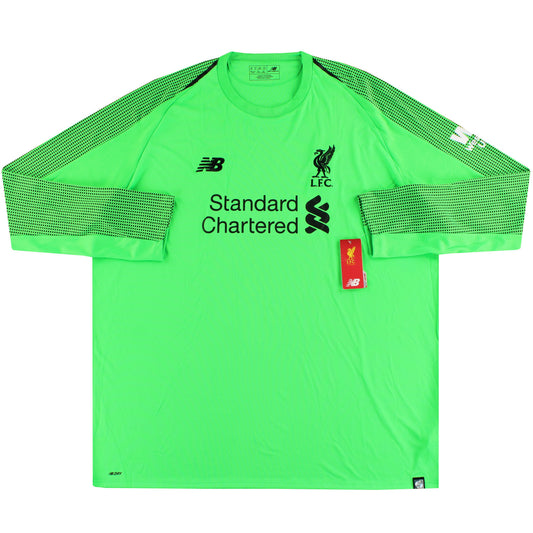 2018-19 Liverpool New Balance Goalkeeper Shirt L/S *BNIB* XXXL