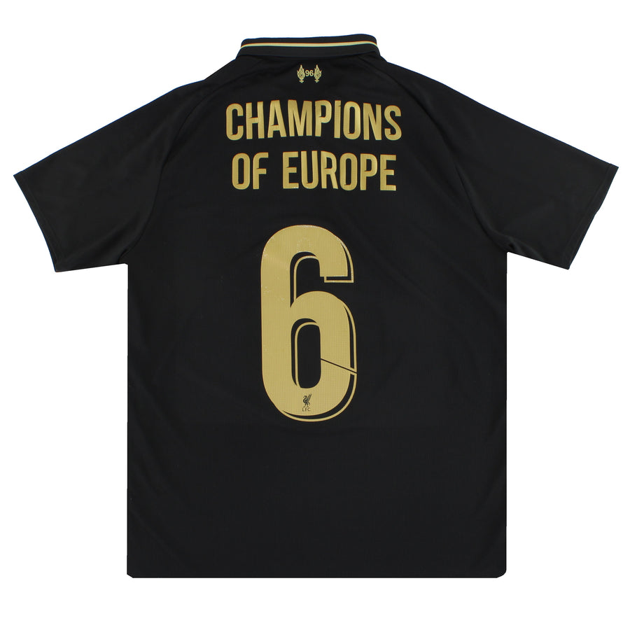 2018-19 Liverpool New Balance 'Special Edition' Shirt Champions #6 S