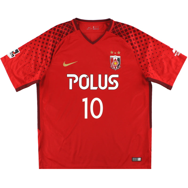 2018 Camiseta Local Nike Urawa Red Diamonds Kashiwagi #10 XXL