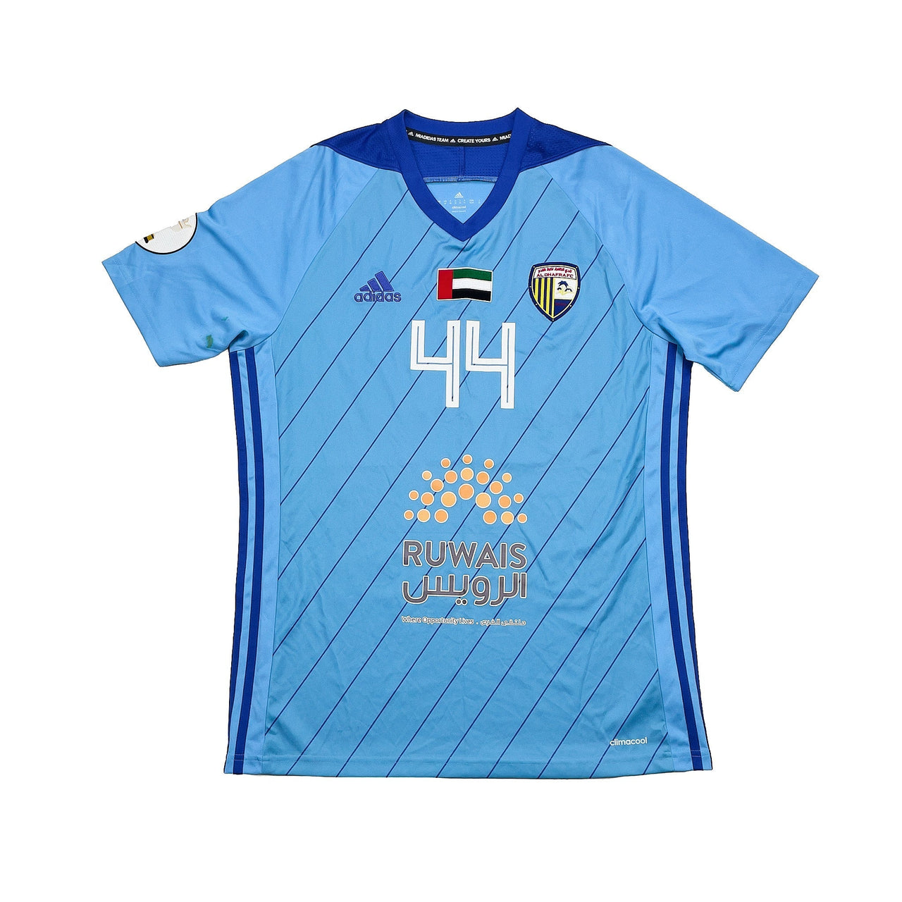 2018/19 AL DHAFRA A.ALAMERI #44 *MATCH ISSUE* HOME SHIRT (M) ADIDAS