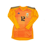 Camiseta de portero de Argentina Armani #12 *Player Issue* 2018/19 (Talla S) Adidas