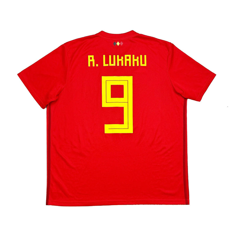 2018/19 Belgium Lukaku #9 Home Shirt (XL) Adidas