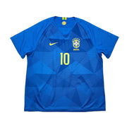 Camiseta de visitante de Brasil 2018/19 Neymar Jr #10 (XXL) Nike