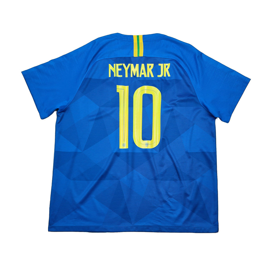 Camiseta de visitante de Brasil 2018/19 Neymar Jr #10 (XXL) Nike
