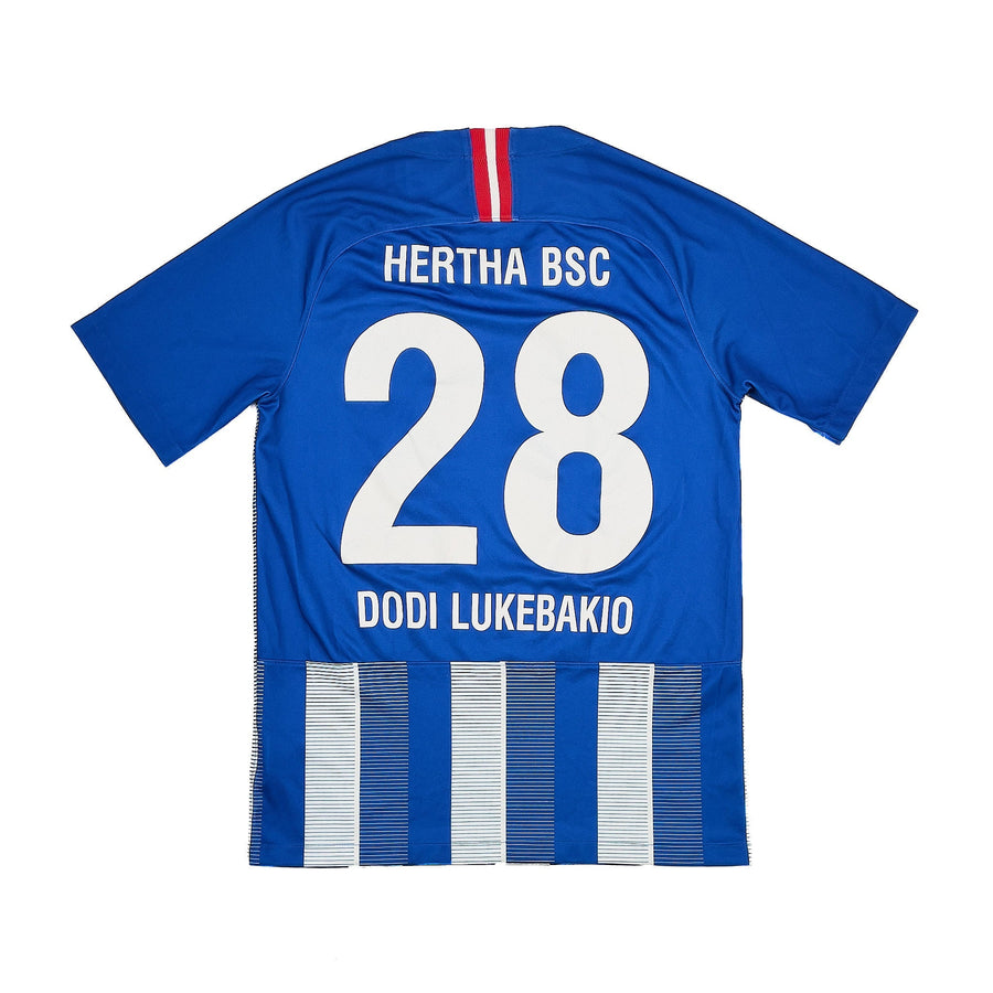 Camiseta de casa del Hertha de Berlín Dodi Lukebakio #28 2018/19 (S) Nike