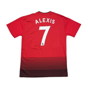 Camiseta de local 2018/19 del Manchester United de Alexis #7 (Talla L) Adidas