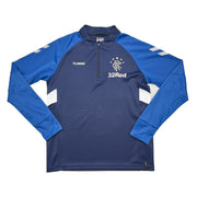 2018/19 Rangers Sudadera de entrenamiento 1/4 cremallera (M) Hummel