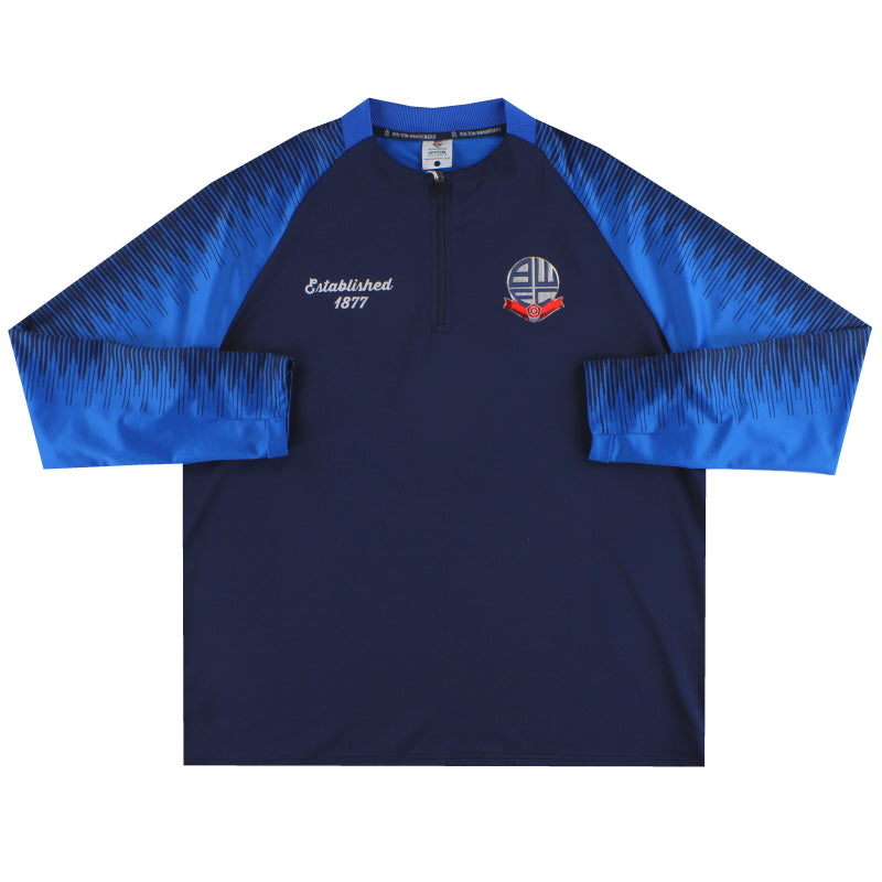 2019-20 Bolton Established 1877 Sudadera de Entrenamiento con 1/4 Cremallera Talla XXL