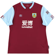 Camiseta de local Umbro del Burnley 2019-20 para mujer, talla 16