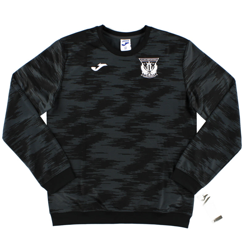 2019-20 C.D. Leganés Joma Camiseta Pre-Partido Negra *BNIB* M