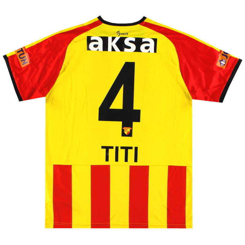 2019-20 Goztepe Puma Camiseta de Local Titi #4 *Como Nueva* M
