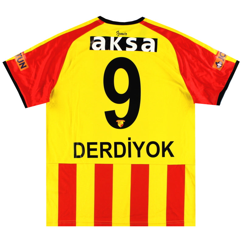 2019-20 Camiseta de local Puma Goztepe para jugador Derdiyok #9 *Como nueva* L
