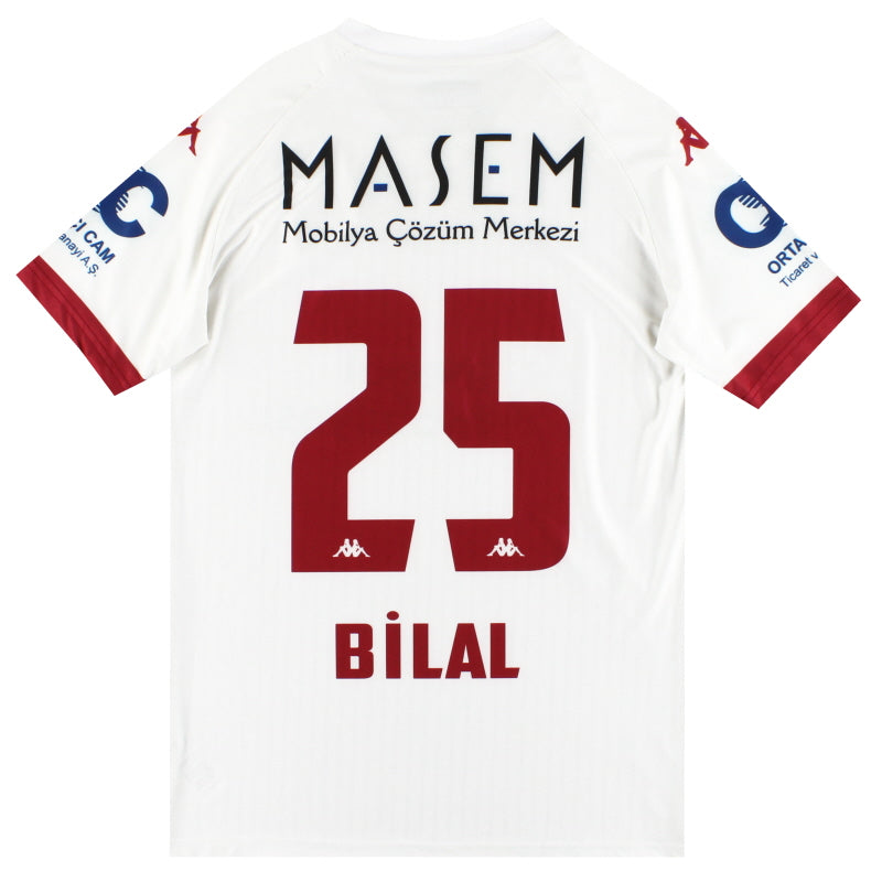2019-20 Inegolspor Camiseta de Jugador de Visitante Bilal #25 *Como Nuevo* L