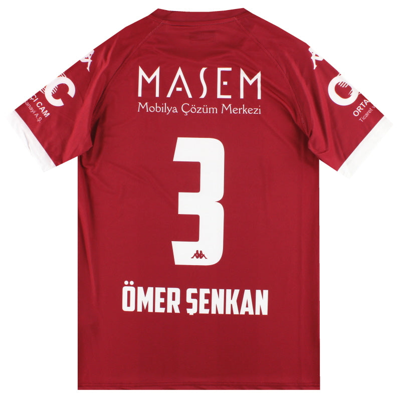 2019-20 Camiseta de local de Inegolspor para jugador Omer Senkan #3 *Como Nueva* L
