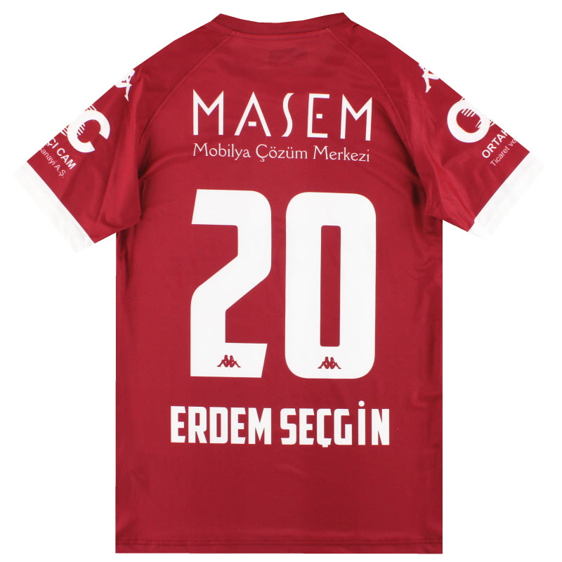2019-20 Camiseta de local Inegolspor, versión jugador, Erdem Secgin #20 *Como Nueva* M