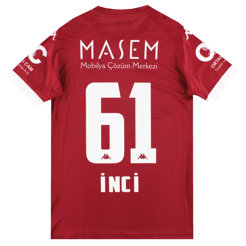 2019-20 Camiseta de local Inegolspor para jugador Inci #61 *Como nueva* M