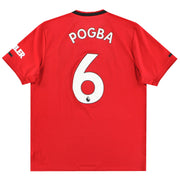 Camiseta de local del Manchester United adidas 2019-20 Pogba #6 L