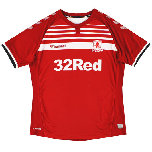 2019-20 Middlesbrough Hummel Home Shirt *Mint* M