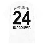 2019-20 Camiseta Nike Tercera Osmanlispor Blagojevic #24 *Como Nueva* M