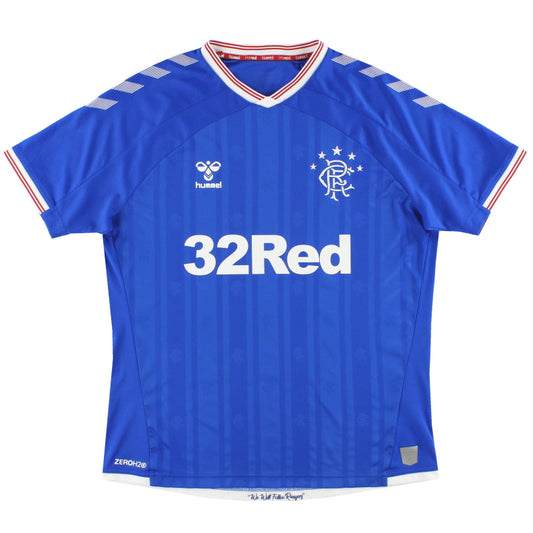 2019-20 Rangers Hummel Home Shirt *Mint* L