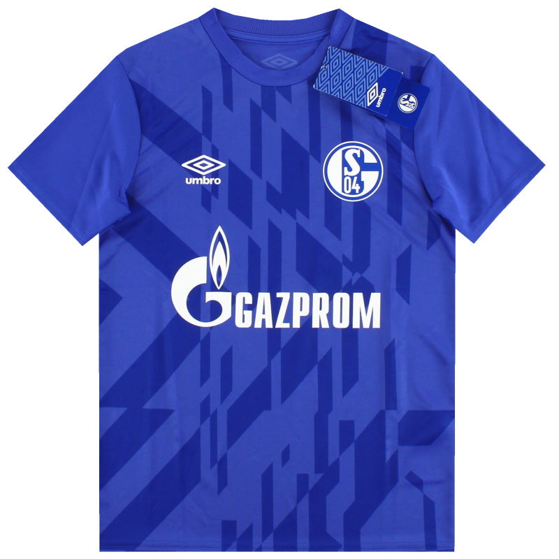 Camiseta de calentamiento Umbro Schalke 2019-20 *con etiquetas* Niño S.