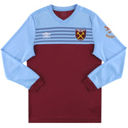Camiseta Umbro del West Ham Local Manga Larga 2019-20