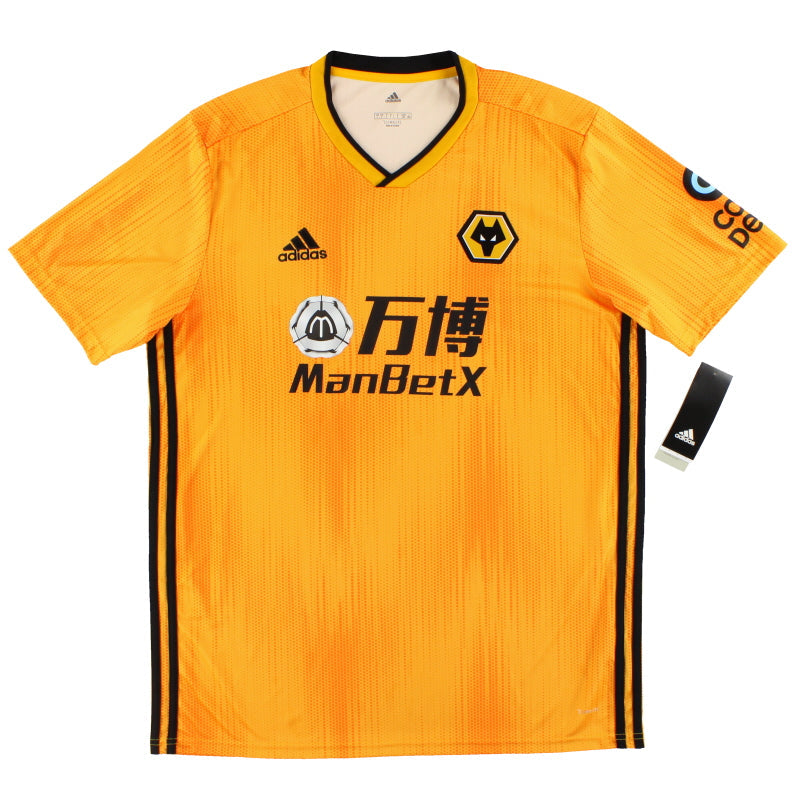Camiseta de casa del Wolverhampton Wanderers 2019-20 adidas *con etiquetas* M