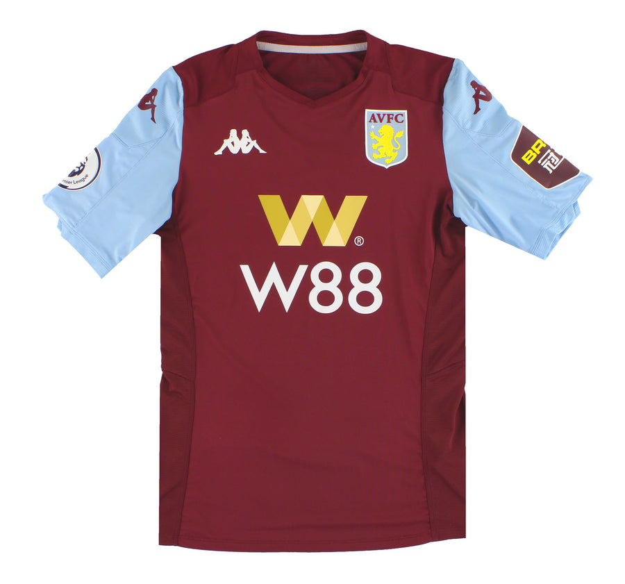 2019-20 Aston Villa Kappa Kombat Home Shirt M