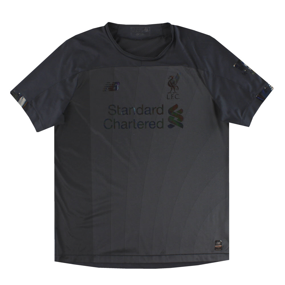 2019-20 Liverpool New Balance Blackout Shirt XL