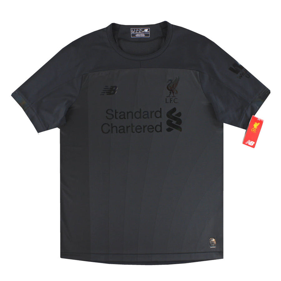 2019-20 Liverpool New Balance Camiseta Blackout *con etiquetas* L