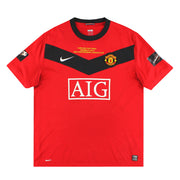 Camiseta de local Nike del Manchester United 2009-10 'Carling Cup Final' XL