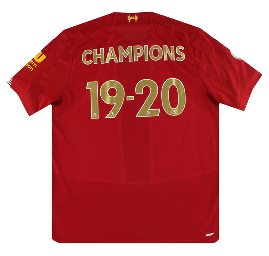 2019-20 Liverpool New Balance 'Champions' Home Shirt L