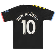 Camiseta de visitante Puma '125 años' del Manchester City 2019-20 Kun Agüero #10 *con etiquetas* L