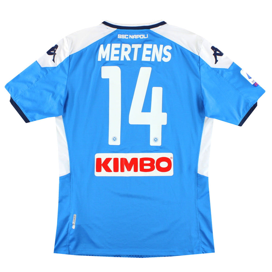 Camiseta de local Kappa Kombat Pro del Napoli 2019-20 Mertens #14 XXL