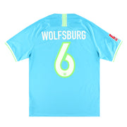 2019-20 Wolfsburg II Nike Camiseta de Visitante de Utilería #6 Talla L