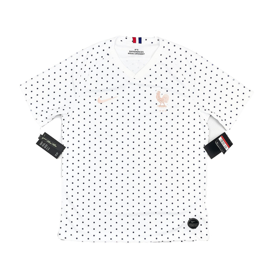 Camiseta de visitante de la selección francesa femenina 2019/20 *nueva con etiquetas* (talla L de hombre) Nike