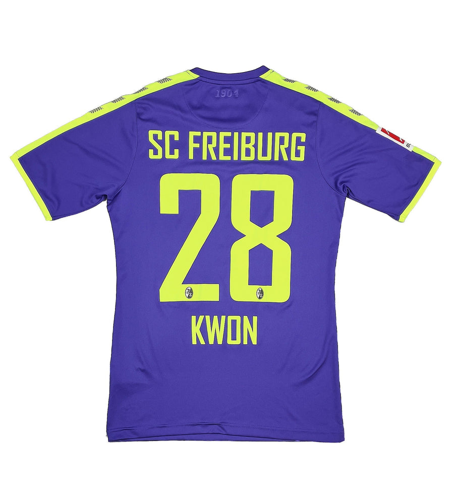 Camiseta de la Tercera Equipación del Friburgo 2019/20 Kwon #28 (Talla S) Hummel