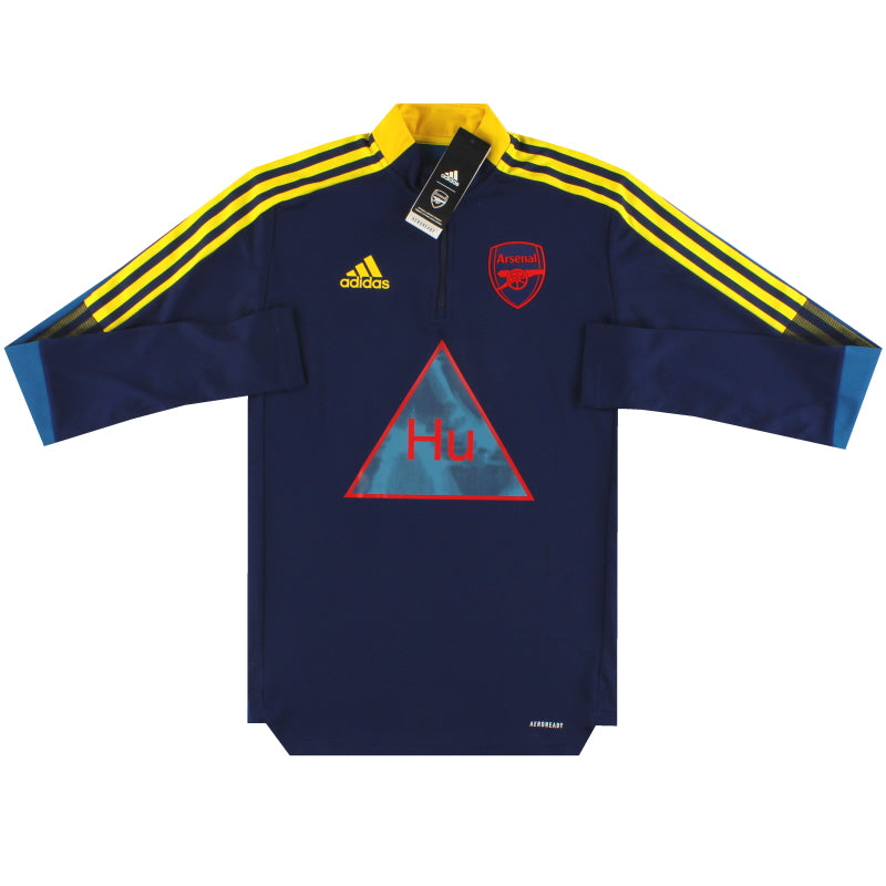 Sudadera de entrenamiento Arsenal adidas Human Race 2020-21 con cremallera 1/4 *con etiquetas* XS