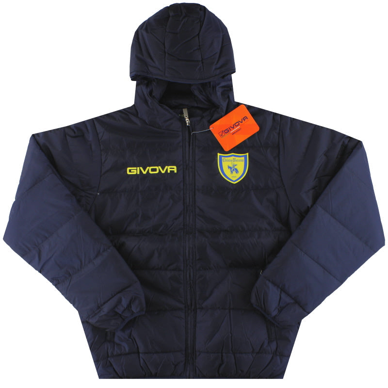 2020-21 Chievo Verona Givova Abrigo acolchado *NUEVO EN CAJA* Talla S
