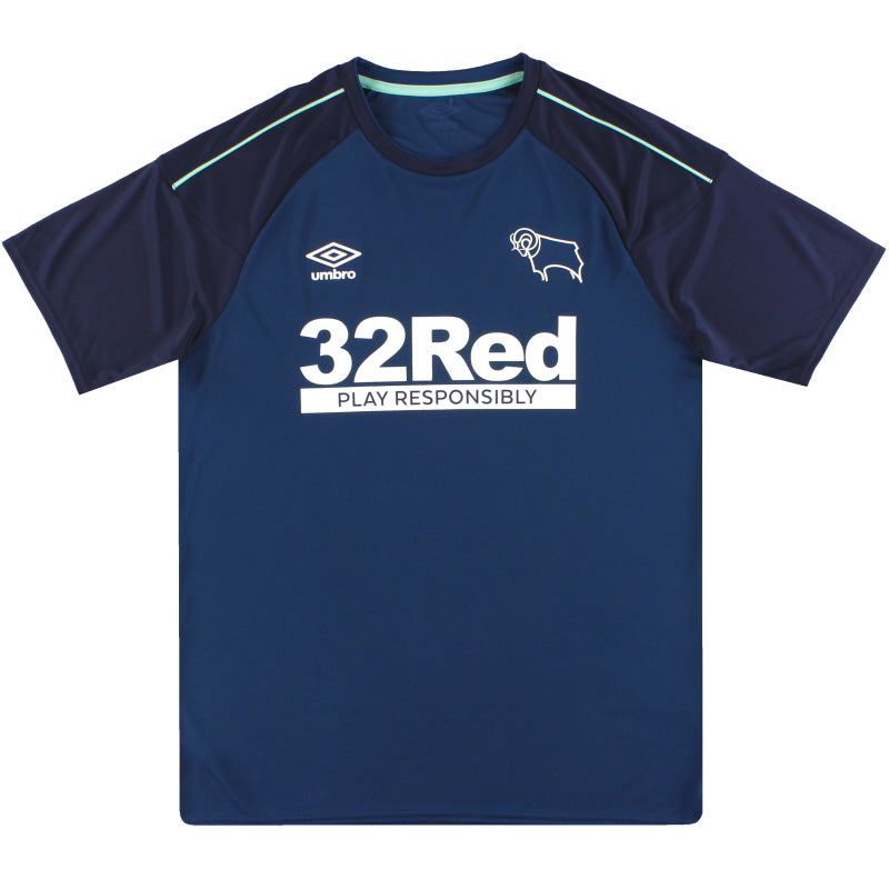 2020-21 Derby County Umbro Away Shirt *Mint* M - Classic Football Kit