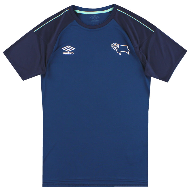 2020-21 Derby County Umbro Camiseta Visitante *Excelente* S