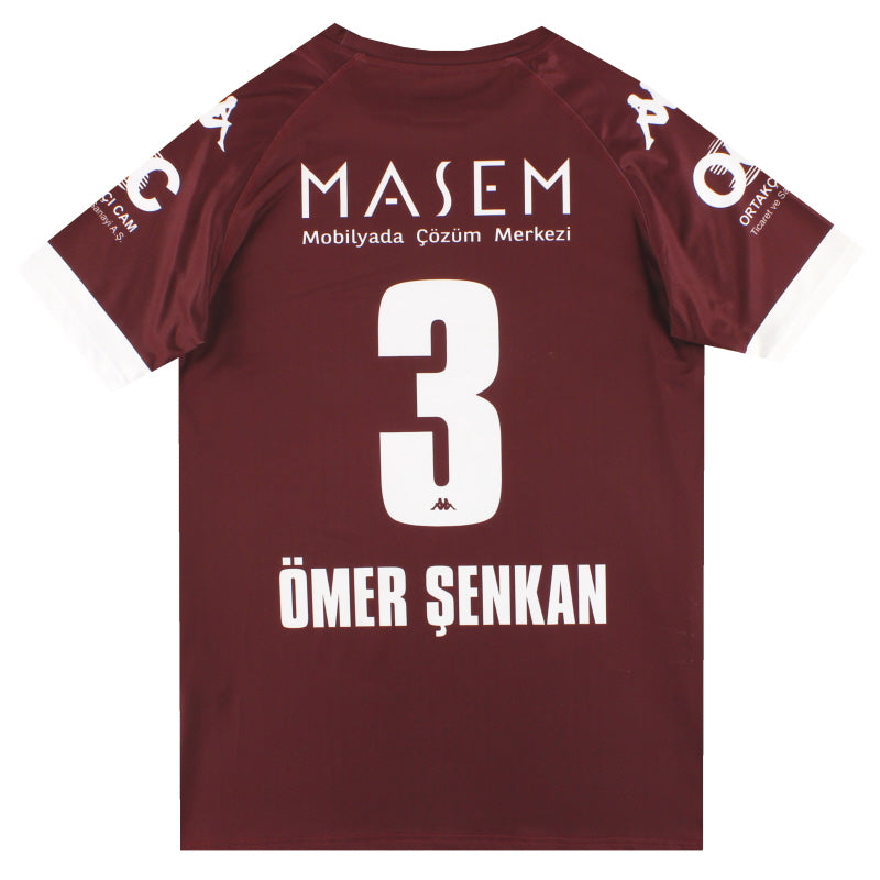 2020-21 Camiseta Inegolspor Local de Jugador Omer Senkan #2 *Como Nueva* L