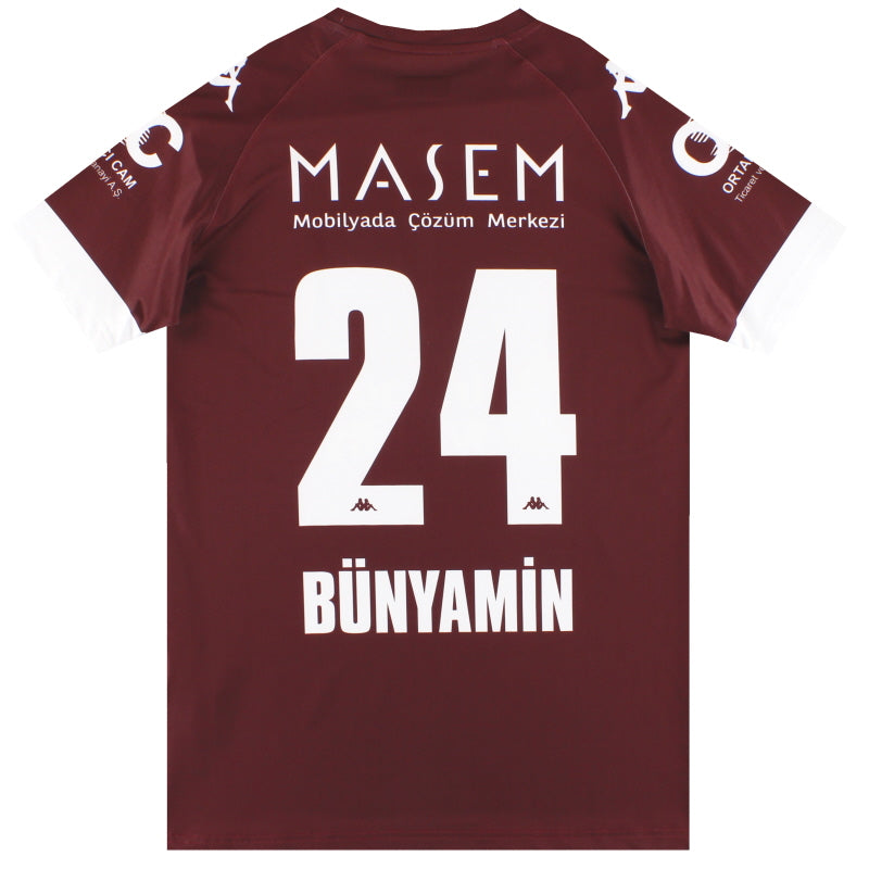 Camiseta de local Inegolspor 2020-21, emisión para jugador, Bunyamin #24 *Como nueva* M