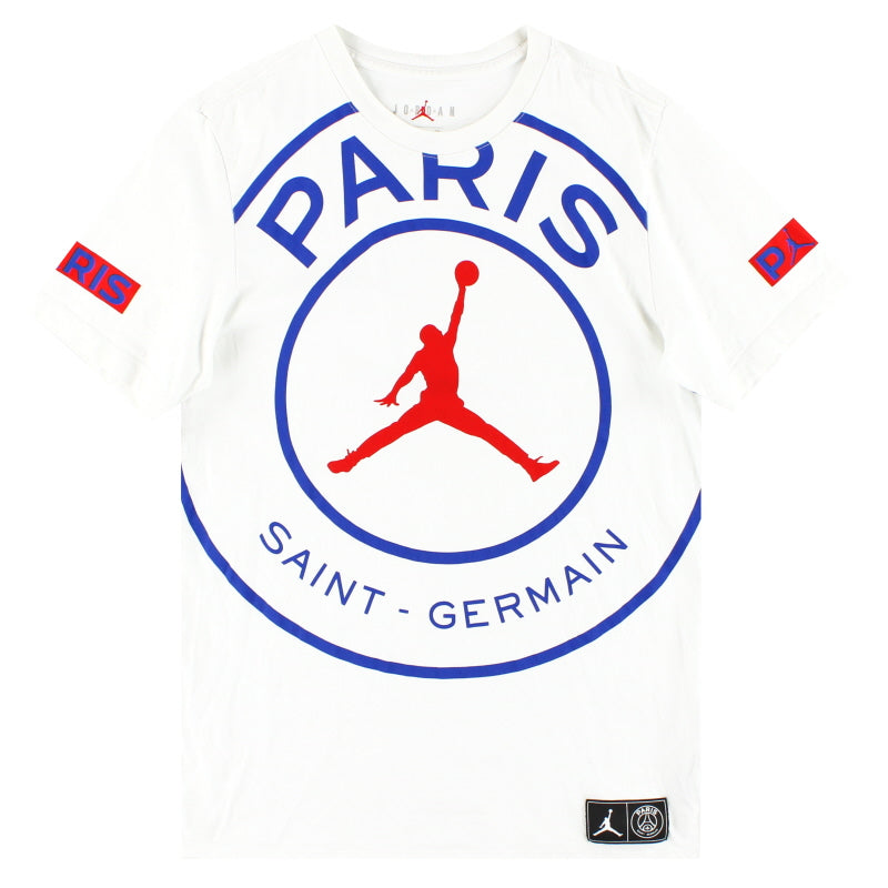 2020-21 Jordan x Paris Saint-Germain Logo Tee Talla S