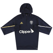 2020-21 Leeds adidas Sudadera con Capucha y Cremallera de 1/4 S